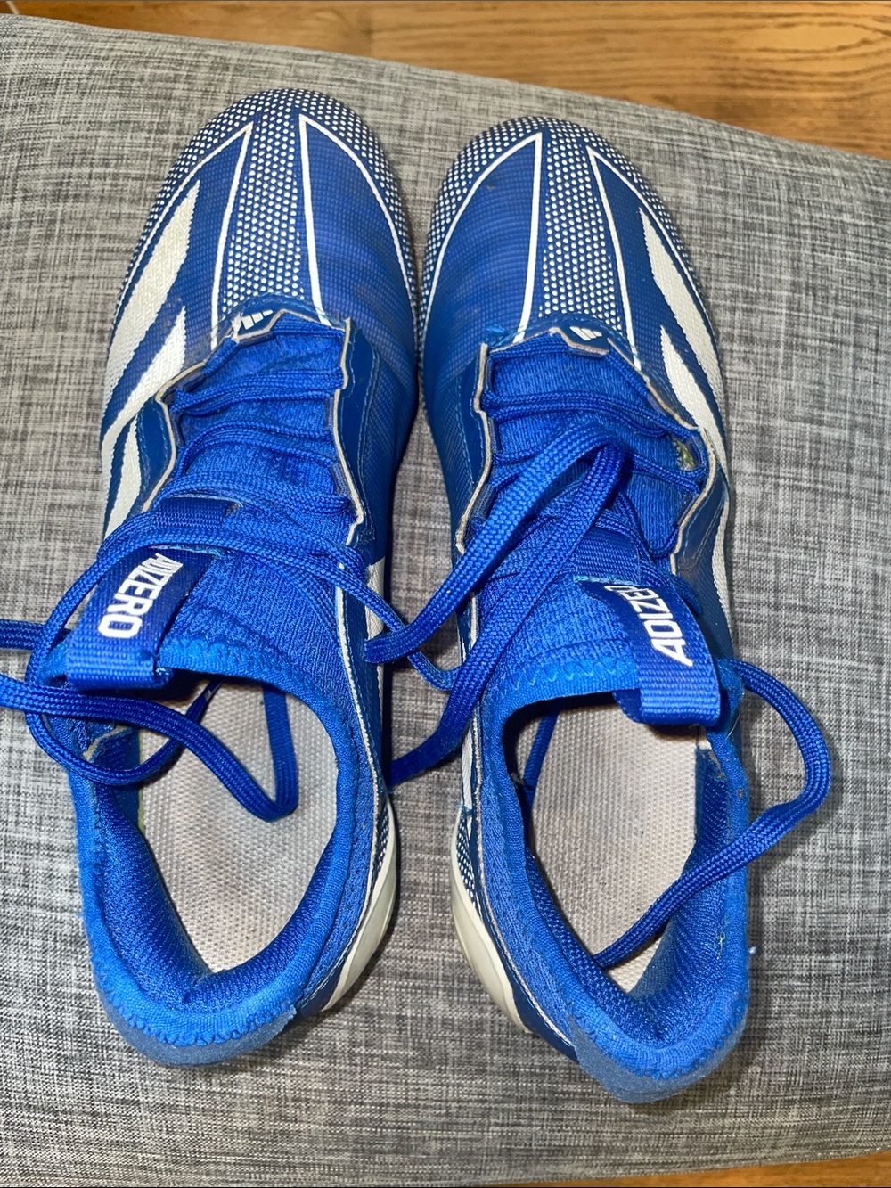 Adidas Adizero Electric.1 Zero Blue Football Cleats Size 9
